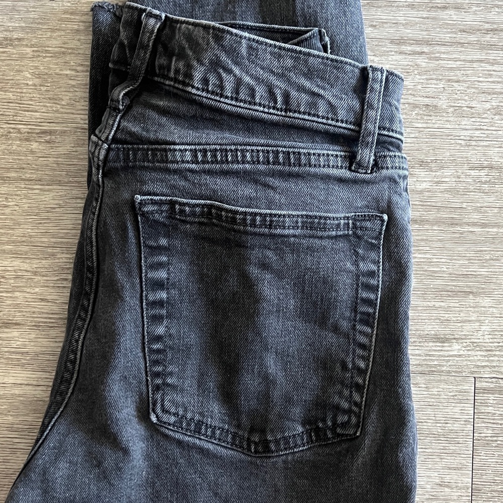 GAP black high rise cheeky straight Jeans